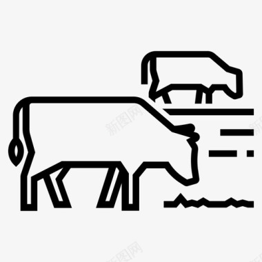 牛农场草图标图标