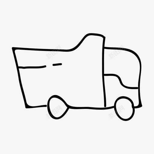 自卸卡车运输工具卡车玩具图标svg_新图网 https://ixintu.com 卡车玩具 婴儿 汽车卡车 自卸卡车 运输工具