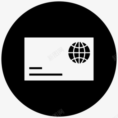 全球身份地址卡atm图标图标