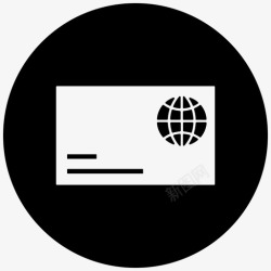 个人资料卡全球身份地址卡atm图标高清图片