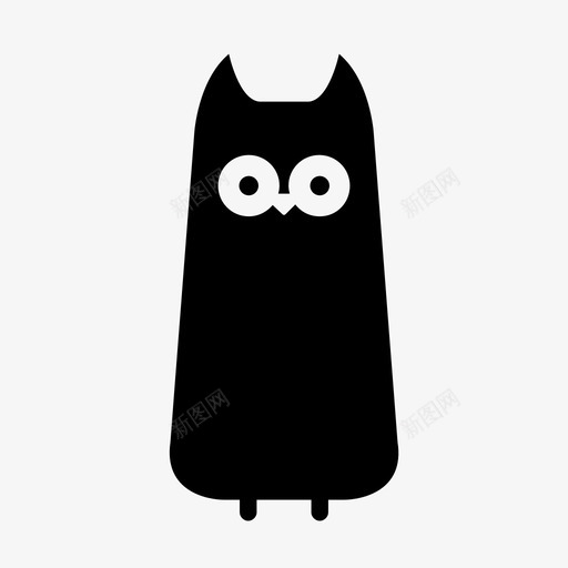 猫头鹰生物小动物图标svg_新图网 https://ixintu.com 可爱 可爱的怪物 小动物 怪物 猫头鹰 生物