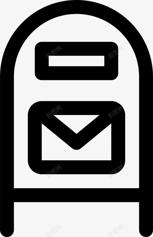 邮箱目的地家庭图标svg_新图网 https://ixintu.com 信件 发货 家庭 目的地 邮件 邮箱