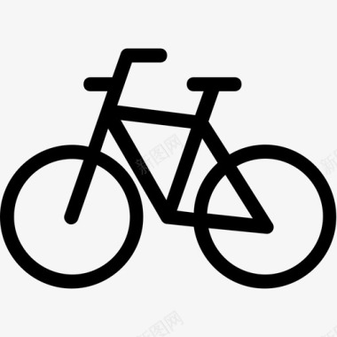 自行车骑行交通图标图标
