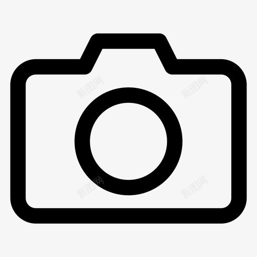 摄像头用户界面图标svg_新图网 https://ixintu.com 摄像头 用户界面