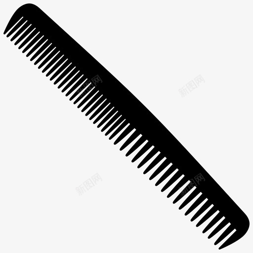 梳子理发师头发图标svg_新图网 https://ixintu.com 头发 护发 梳子 理发师