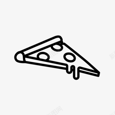披萨自助餐厅快餐图标图标