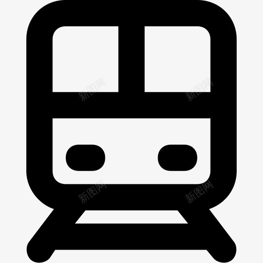 铁路机车火车图标svg_新图网 https://ixintu.com 出行 地点等线路图标流畅 机车 火车 车辆 运输 铁路