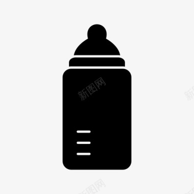 婴儿喂养器儿童乳头图标图标