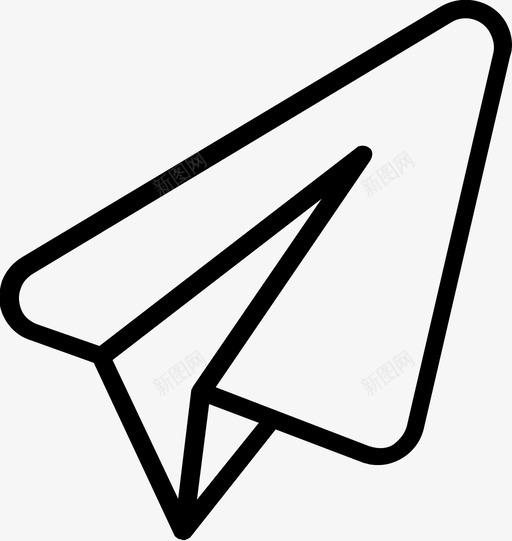 发送邮件纸张图标svg_新图网 https://ixintu.com 发送 纸张 网络 邮件 飞机