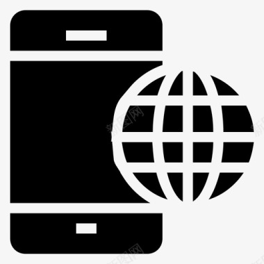 手机全球iphone图标图标