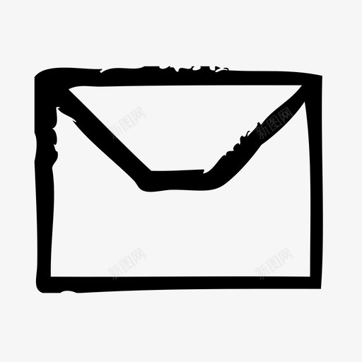 邮件应用程序业务图标svg_新图网 https://ixintu.com 业务 应用程序 用户界面 草图 软件 邮件