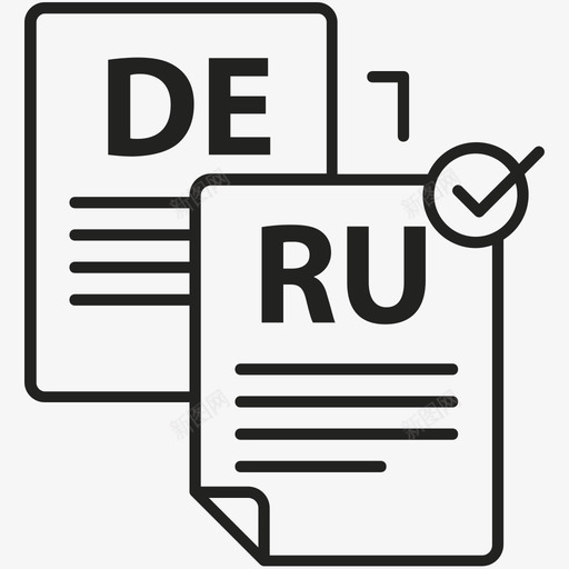 detorutranslationdetorutranslationgermanrussian图标svg_新图网 https://ixintu.com detorutranslationdetorutranslation german russian translateiconset