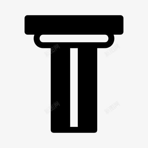 古希腊柱图标svg_新图网 https://ixintu.com 古希腊柱