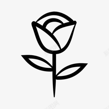 郁金香花花园图标图标
