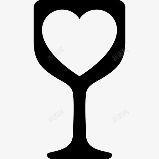 爱杯酒心图标svg_新图网 https://ixintu.com 心 爱杯 酒