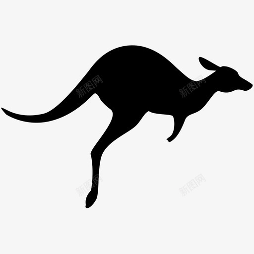 袋鼠svg_新图网 https://ixintu.com 袋鼠 kangaroo