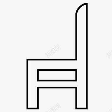 椅子位置休息图标图标