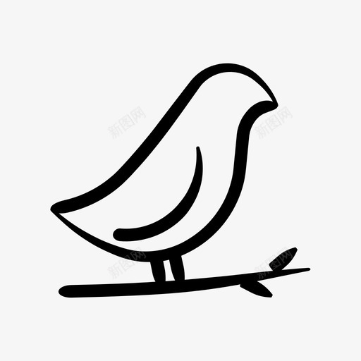 鸟类鸽子鸟类学图标svg_新图网 https://ixintu.com 户外 手绘 春季 鸟类 鸟类学 鸽子