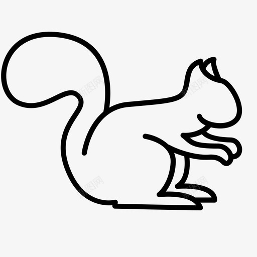 squirell动物花栗鼠图标svg_新图网 https://ixintu.com Squirel收藏 squirell 动物 森林 花栗鼠