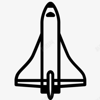航天飞机宇航员火箭图标图标