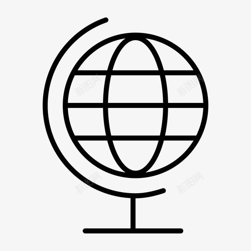 地球仪桌面球仪宇宙仪图标svg_新图网 https://ixintu.com 地球仪 宇宙仪 桌面球仪 薄工具