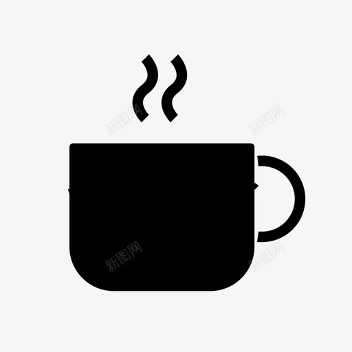 咖啡杯子饮料图标svg_新图网 https://ixintu.com 咖啡 杯子 热咖啡 醒醒 饮料