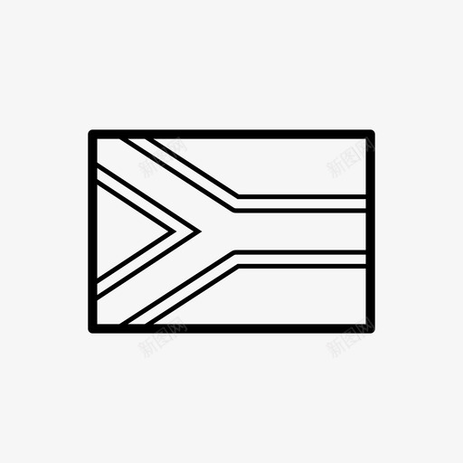 非洲旗图标svg_新图网 https://ixintu.com 非洲旗