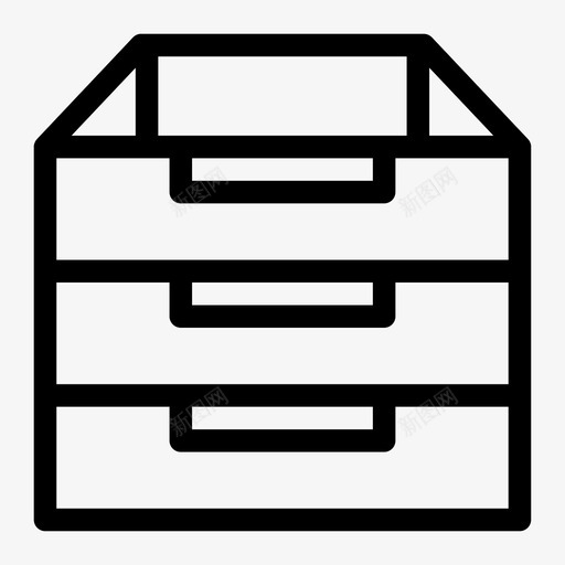 文件柜档案数据图标svg_新图网 https://ixintu.com 数据 文件 文件柜 档案