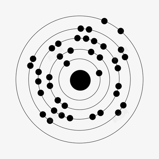 40锆锆原子化学图标svg_新图网 https://ixintu.com 40锆锆 元素 化学 原子 周期表