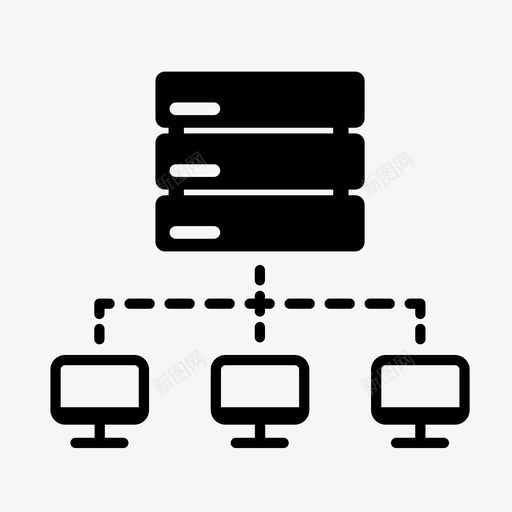 服务器网络数据数据服务器图标svg_新图网 https://ixintu.com 存储 数据 数据服务器 文件 服务器网络