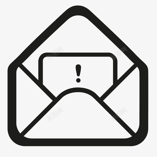 信件新闻邮递图标svg_新图网 https://ixintu.com 信件 新闻 邮递