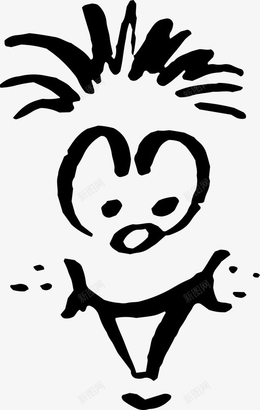 动画卡通脸图标svg_新图网 https://ixintu.com 动画 卡通 大笑 快乐 男人 脸 脸表情涂鸦