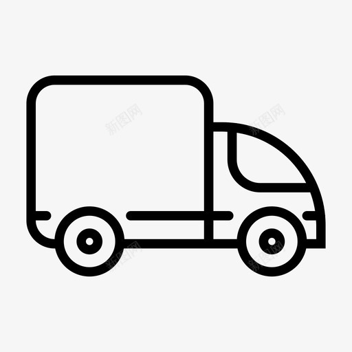 送货车快速送货包裹送货图标svg_新图网 https://ixintu.com 包裹送货 快速送货 提纲 购物 运输 送货车