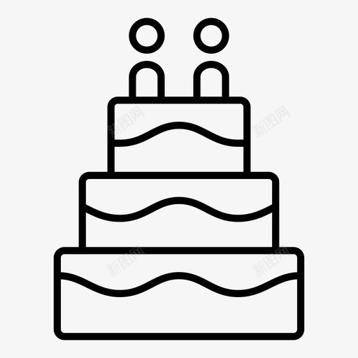 结婚蛋糕生日蛋糕订婚图标svg_新图网 https://ixintu.com 婚礼瘦 生日蛋糕 结婚 结婚蛋糕 订婚