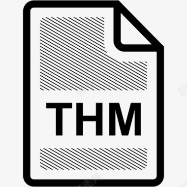 thm文件扩展名格式图标图标