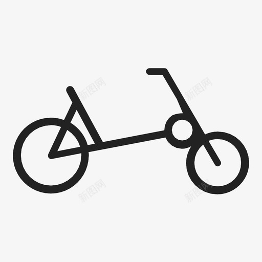 横卧自行车移动车辆图标svg_新图网 https://ixintu.com 横卧自行车 移动 车辆
