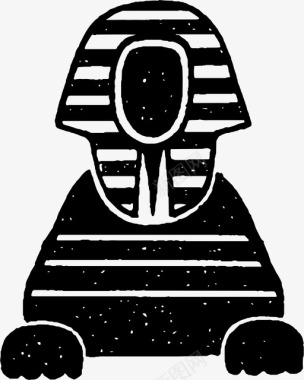 斯芬克斯古代埃及图标图标