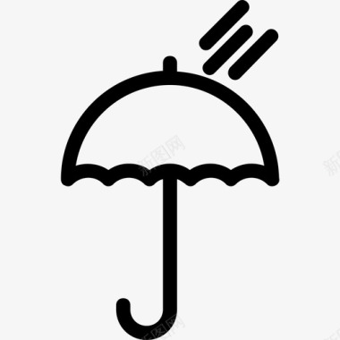 伞天篷遮阳图标图标
