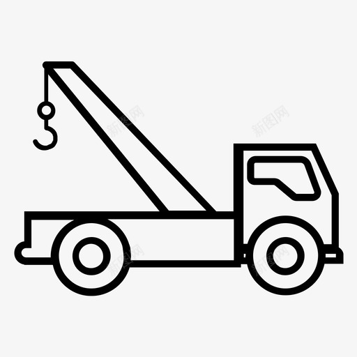 拖车叉车物流图标svg_新图网 https://ixintu.com 卡车 叉车 拖车 物流 运输