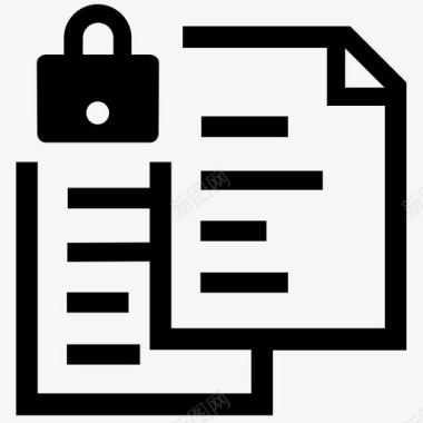 数据安全文件保护文件安全图标图标