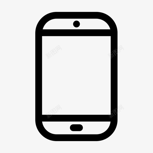 智能手机小工具iphone图标svg_新图网 https://ixintu.com iphone 小工具 手机 智能手机 科技