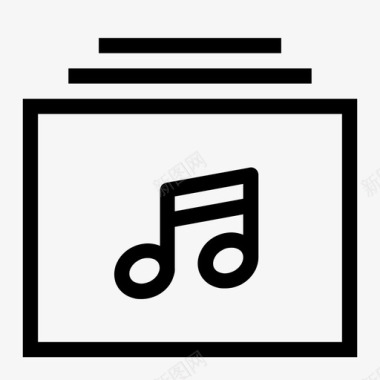 音乐文件夹音频文件夹mp3文件图标图标