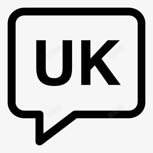 乌克兰语气泡语言图标svg_新图网 https://ixintu.com 乌克兰语 气泡 语言 语言代码2个字母笔划