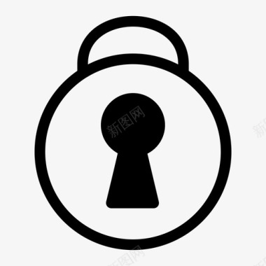 锁家锁密码锁图标图标
