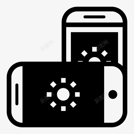 智能手机亮度模型智能手机模型2图标svg_新图网 https://ixintu.com 智能手机亮度 智能手机模型2 模型