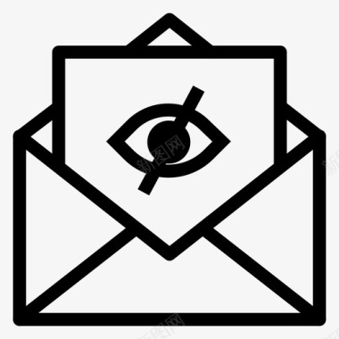 电子邮件联系人禁用图标图标
