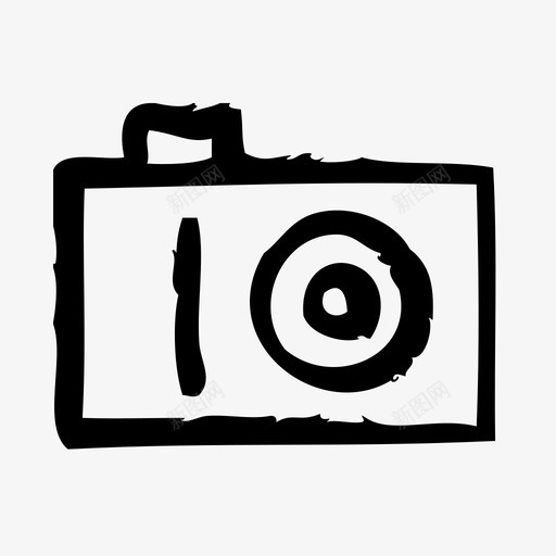 照相机设备电子产品图标svg_新图网 https://ixintu.com 小工具 照相机 电子产品 硬件 草图 设备