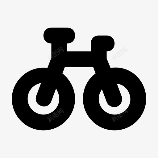 自行车交通工具旅行图标svg_新图网 https://ixintu.com 交通工具 旅行 符号平滑线图标 自行车