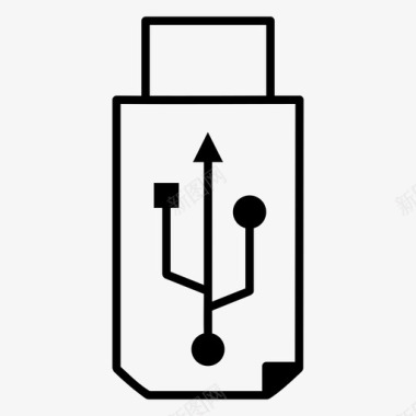 闪存驱动器usbusb徽标图标图标