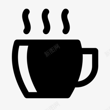 热饮咖啡茶图标图标